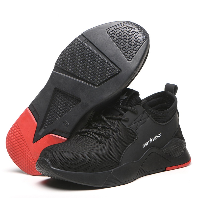 Giầy Bảo Hộ Lao Động Nam Kiểu Dáng Thời Trang, Phong Cách Trung Năng Động Mũi Sắt – Đế Lót Thép, Giày Bảo Hộ Đi Công Trình Chống Giẫm Đinh An Toàn Lao Động