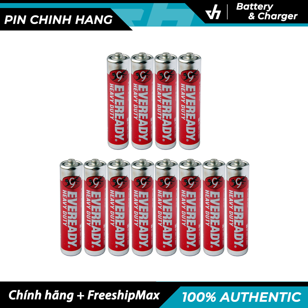 12 Pin Eveready AAA - Pin đũa 1.5V