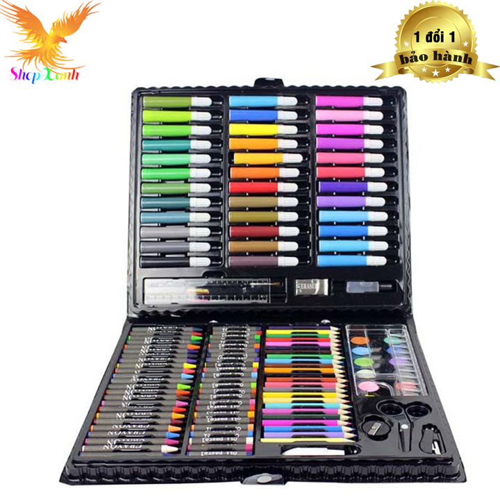 [HCM] Hộp Bút Màu 150 Chi Tiết chuyên nghiệp Hộp bút sáp màu bút tô