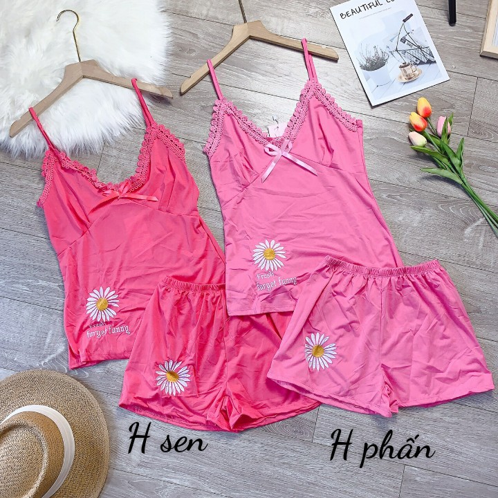 Bộ 2 dây hoa cúc viền ren mẫu mới cực xinh