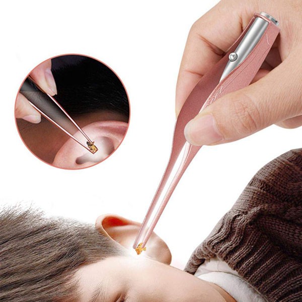 [ HÀNG CAO CẤP ] -  Bộ dụng cụ soi, gắp, lấy ráy tai cao cấp có đèn - nhíp ráy tai chuyên dụng có hộp