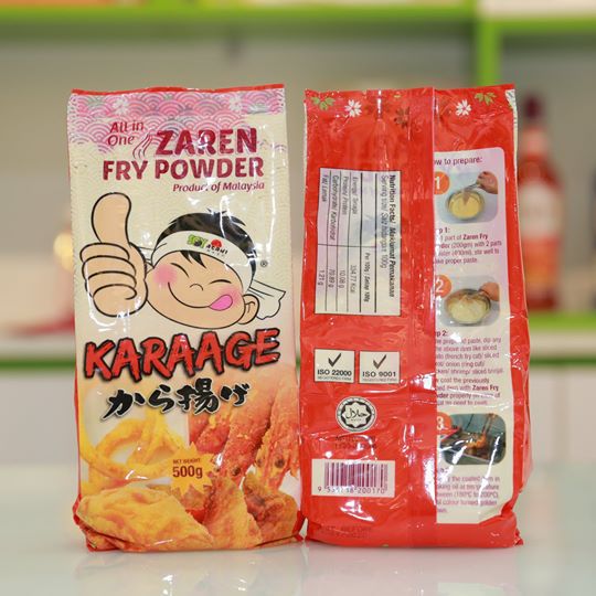 Bột chiên gà karaage - bột chiên đa năng - bột chiên gà kfc 500gr