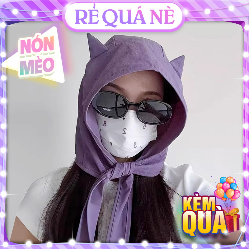 Cathat cat ear can be a convenient wearing bag sun hat RQN2675 - requane
