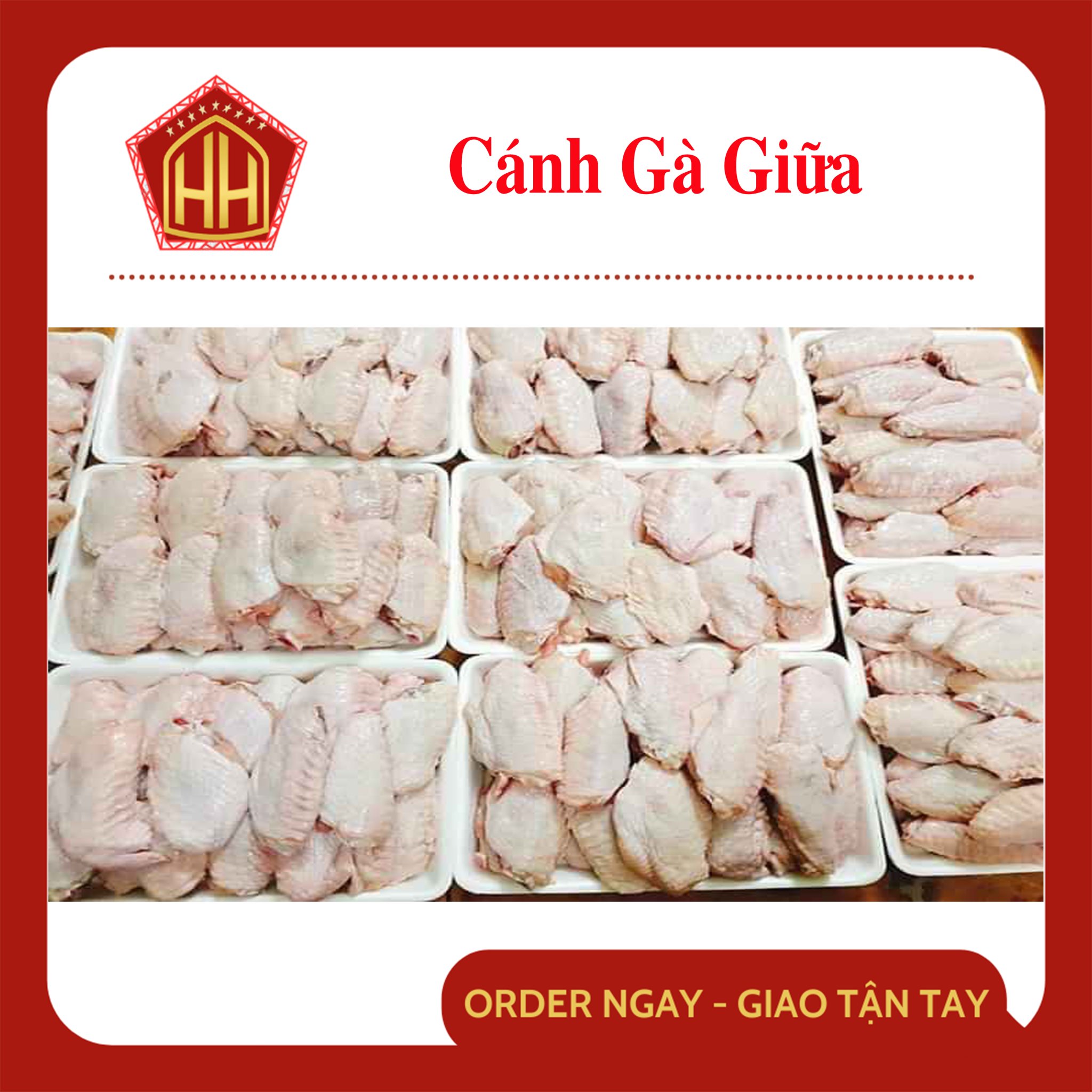[Chỉ Giao HCM] Cánh Gà Giữa (1kg)