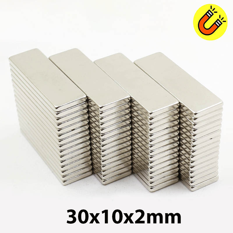 10 viên nam châm đất hiếm 30x10x2mm