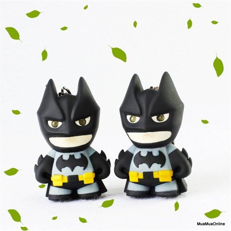 Móc Khóa BATMAN Người Dơi Có Led Có Âm Thanh