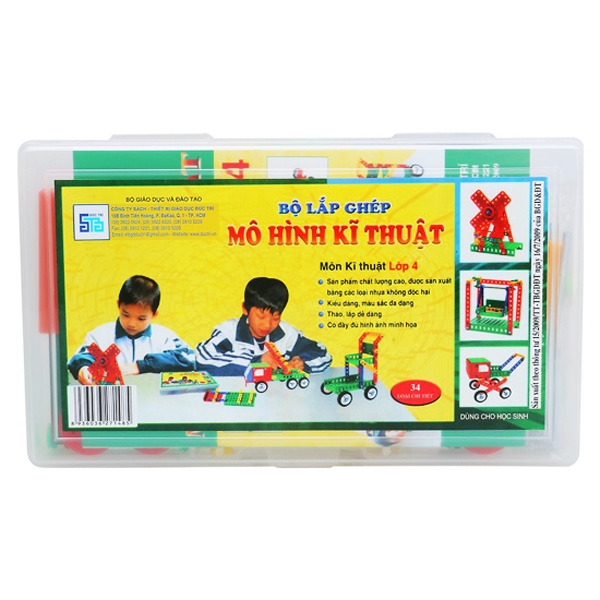 Bộ lắp ghép mô hình kĩ thuật lớp 4