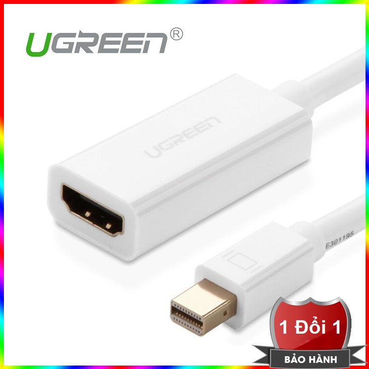 Cáp mini displayport to hdmi ugreen 10460
