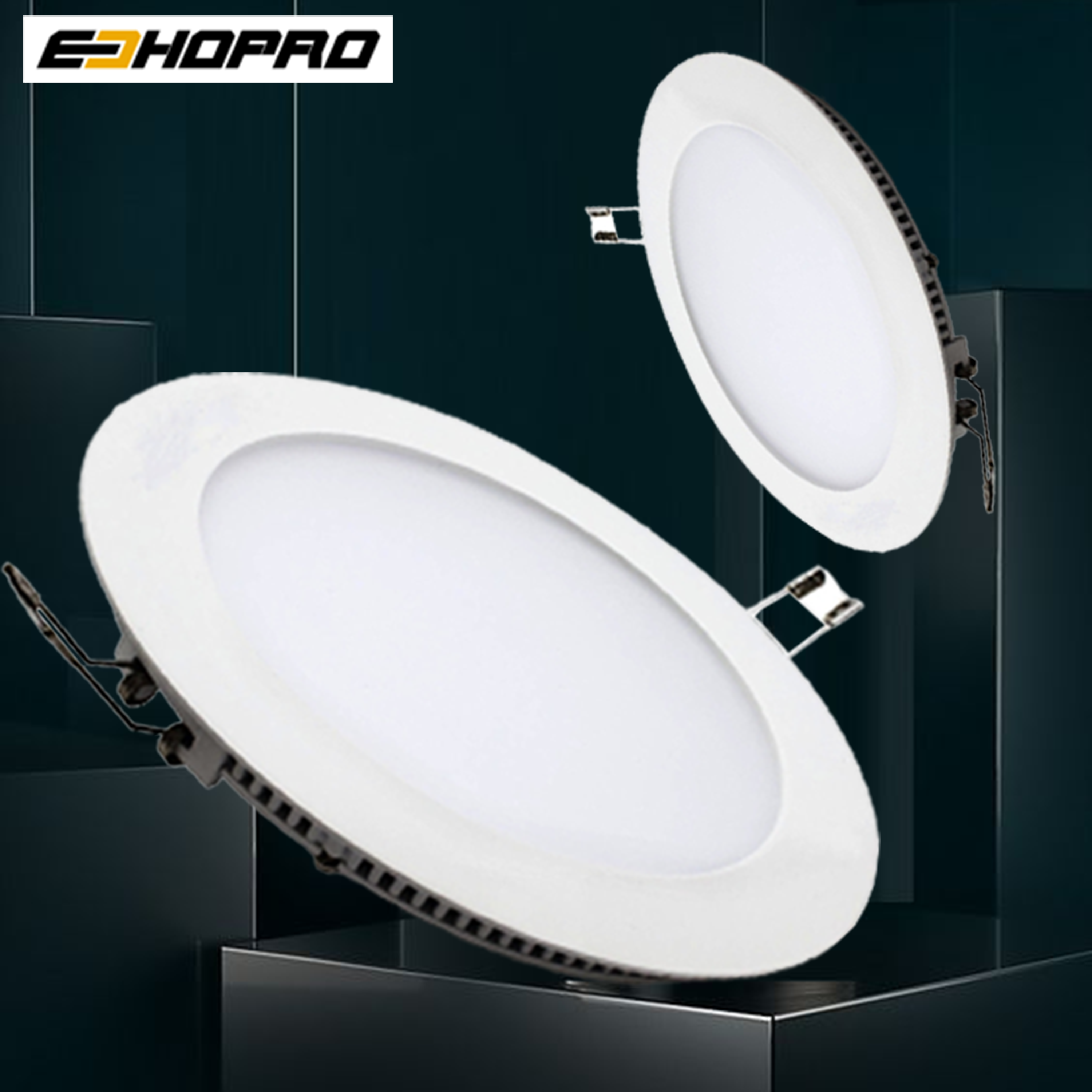 Đèn Led âm trần siêu mỏng 6w 9w 12w 18w ánh sáng trắng, vàng