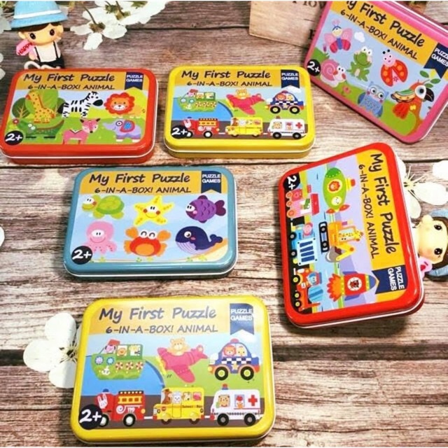 Ghép hình gỗ 6 mảnh my frist puzzle