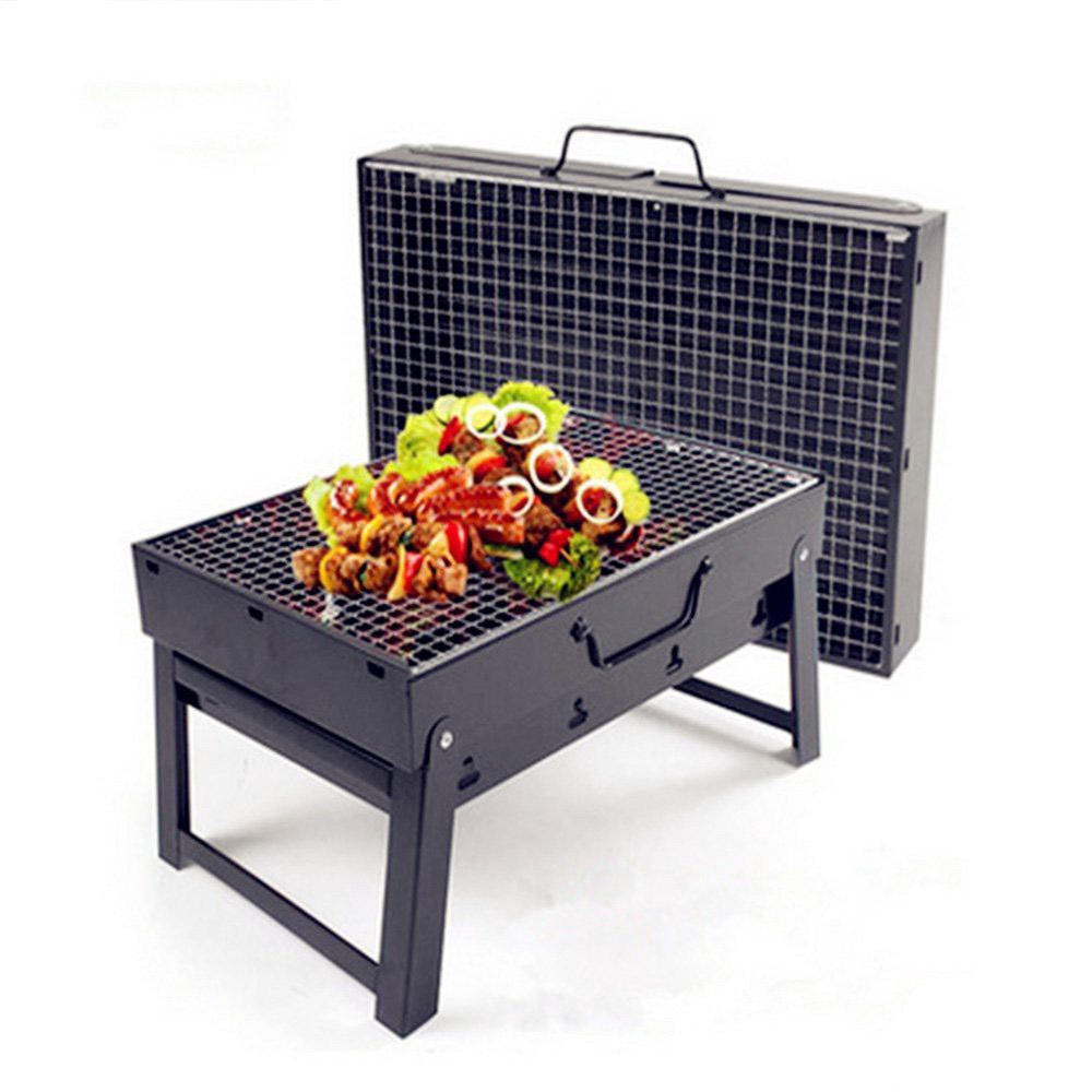 [SALE OFF ] Bếp nướng than hoa BBQ ngoài trời cao cấp kèm vỉ nướng