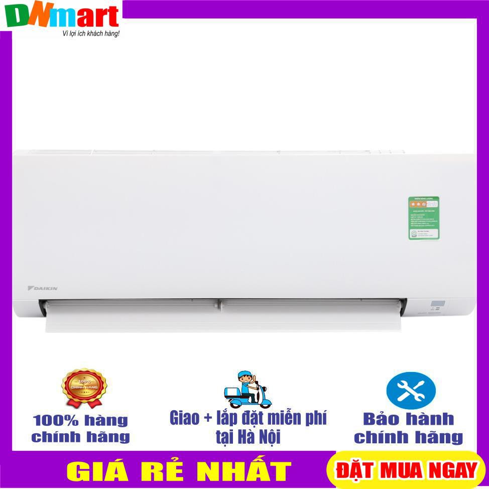 Điều hòa daikin 12000btu ftf35uv1v 1 chiều 1,5 hp