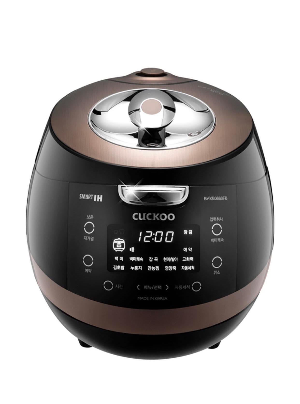 Nồi cơm điện Cao tần Cuckoo CRP-BHXB 0660FB 1.08L Bảo hành 24 tháng