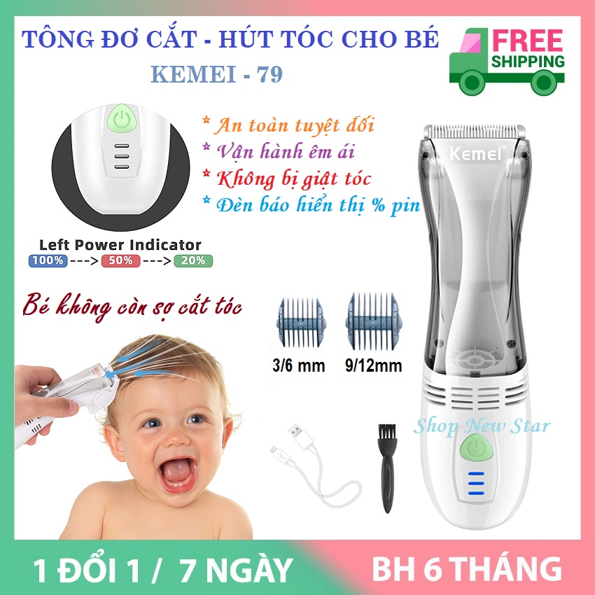 Máy Tăng Đơ,Tông Đơ Cắt Tóc Chuyên Nghiệp Cho Trẻ Em,Trẻ Con,Trẻ Sơ Sinh, Gia Đình, Người Lớn, Salon, Tông Đơ Không Tiếng Động Cho Bé Yêu, Cắt Tóc Cho Bé Yêu Cực Dễ Dàng, Giá Tốt.