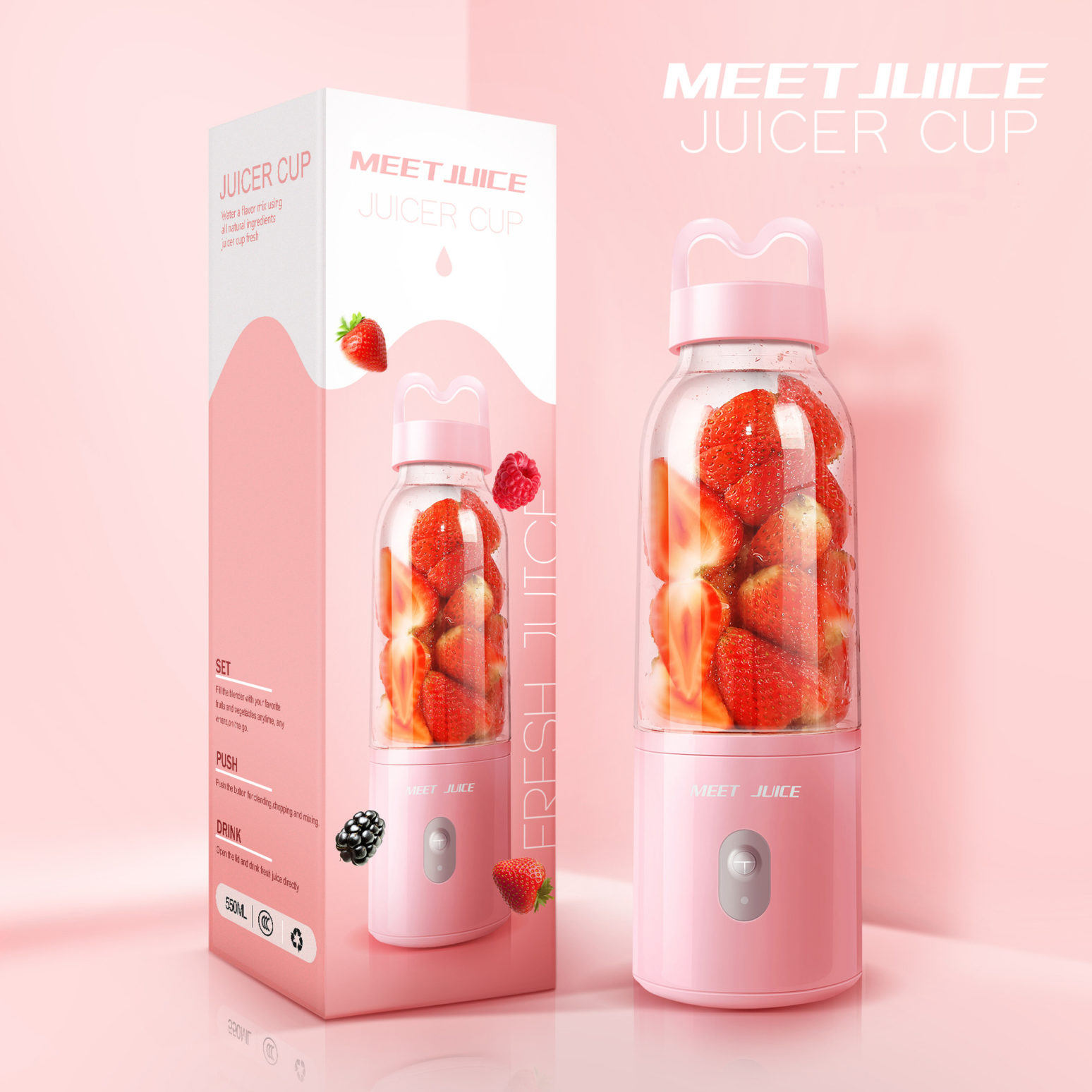 Máy xay sinh tô cầm tay mini - Máy Xay Sinh Tố Đa Năng Cầm Tay Meet Juice - Xay cực nhanh 9s, cao cấp, an toàn