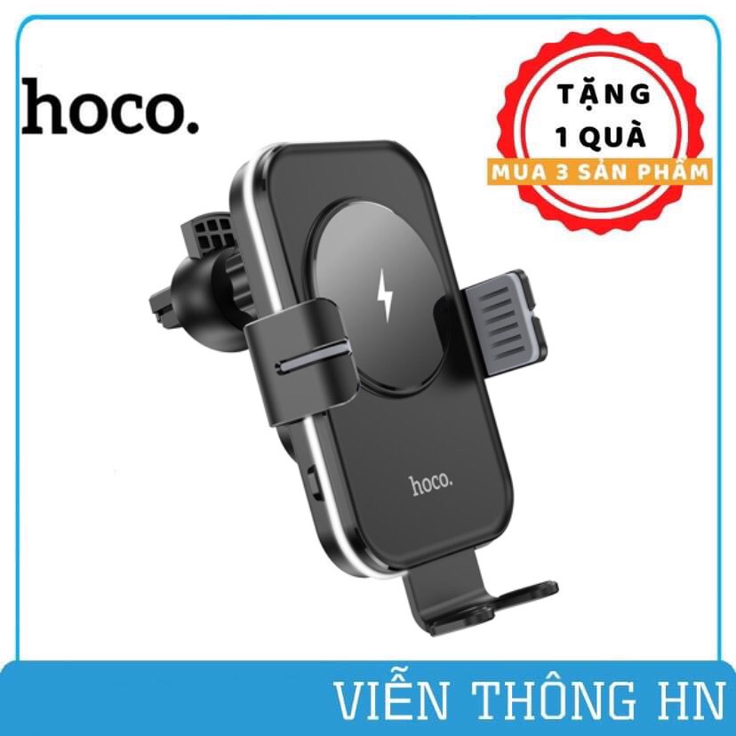 Giá đỡ điện thoại kiêm sạc không dây trên oto xe hơi hoco cb80 - giá đỡ 2in1 đa năng oto ....