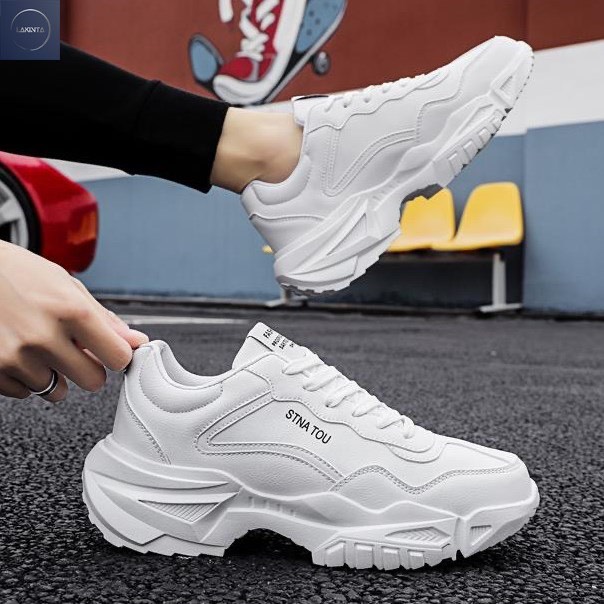 [SIZE 39 VÀ 41 XẢ KHO SỐC] Giày nam thể thao cao cấp H2118 kiểu dáng dày sneaker đế kếp tăng chiều cao 5cm nhẹ êm mềm thoáng khí kháng khuẩn khử mùi giày thể thao giá siêu rẻ hot trend 2022, giày học sinh sinh viên chạy bộ tập gym