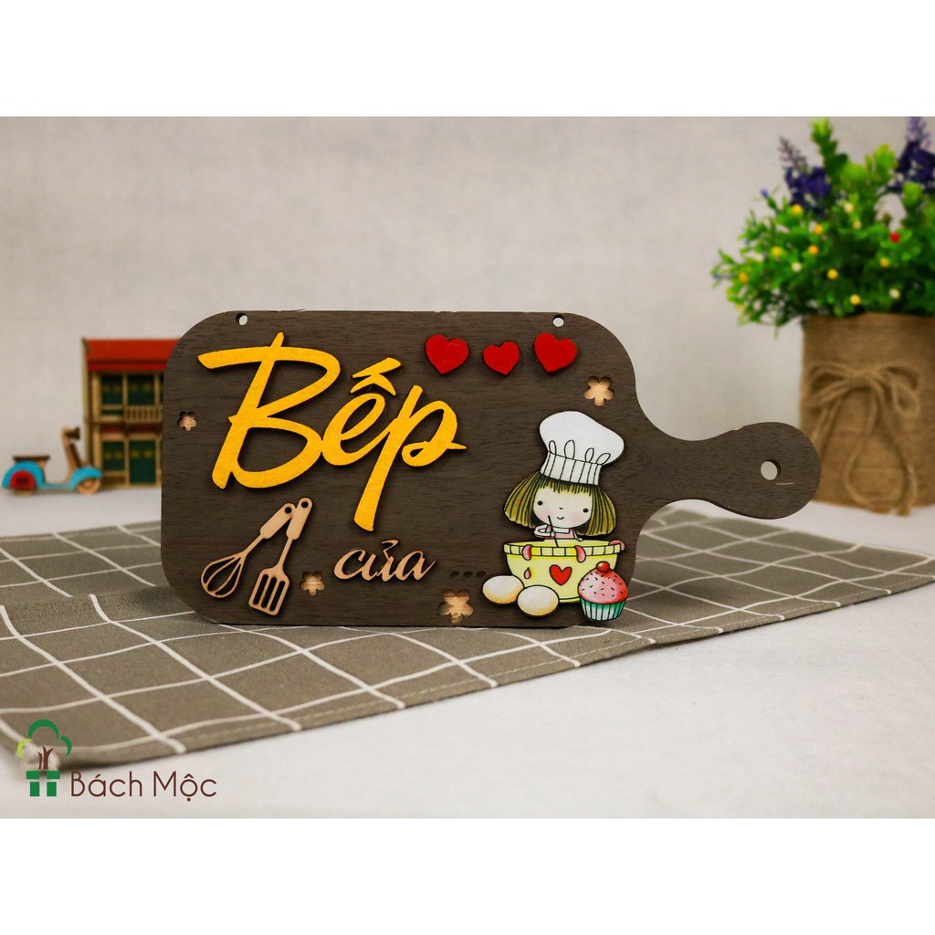 Decor home Bảng gỗ decor Bếp của...