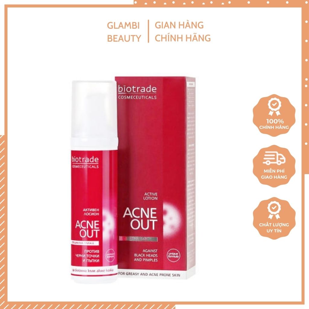 Lotion Giảm Mụn Biotrade Acne Out Active Lotion 10ml, Ngăn Ngừa Mụn Trở Lại