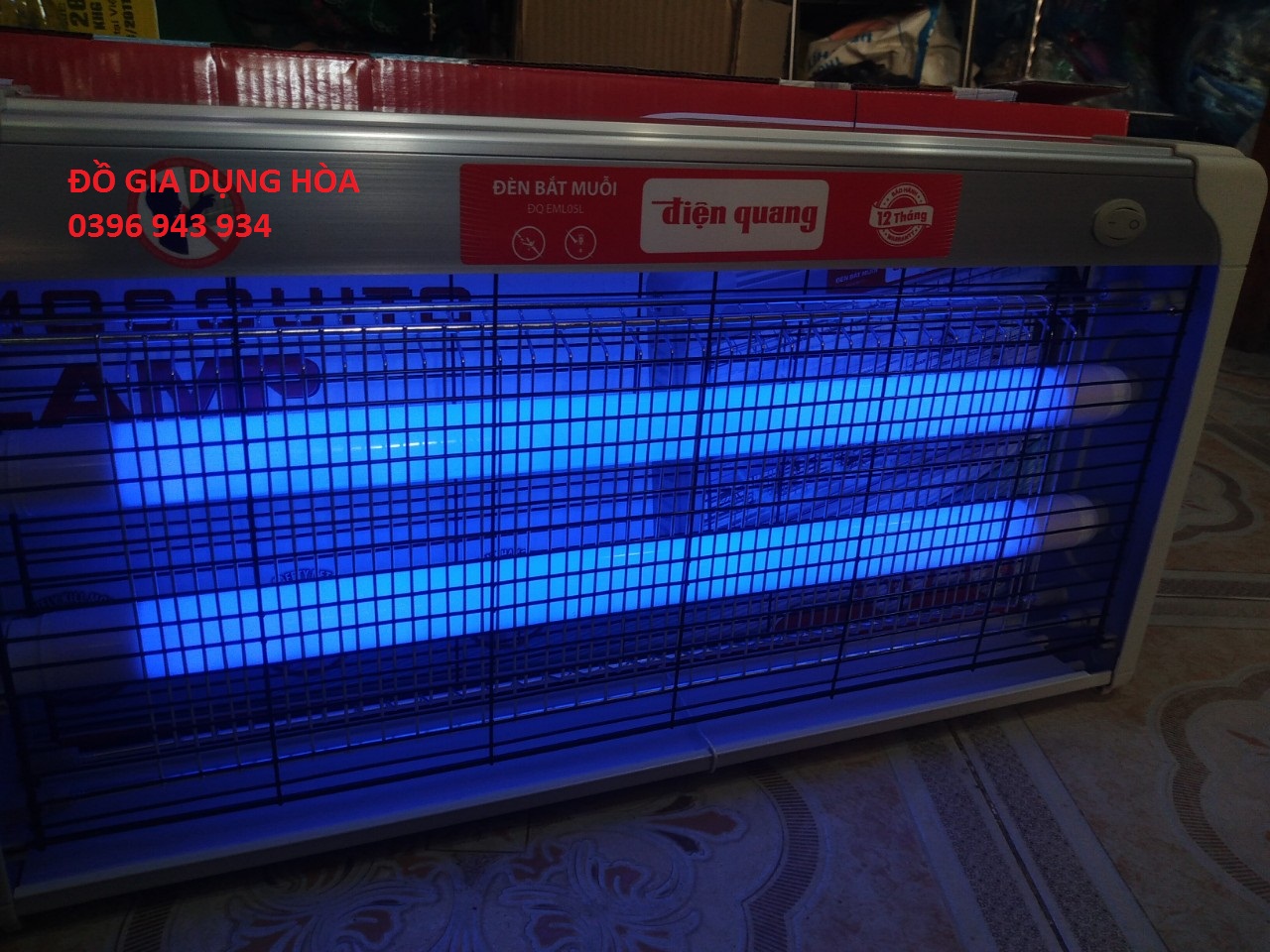 Đèn bắt muỗi điện quang eml04l 50m2