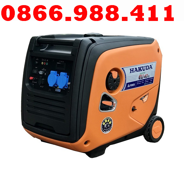 Máy Phát Điện Chạy Xăng Hakuda 3.5Kw HKD EU40is Siêu Cách Âm Inverter