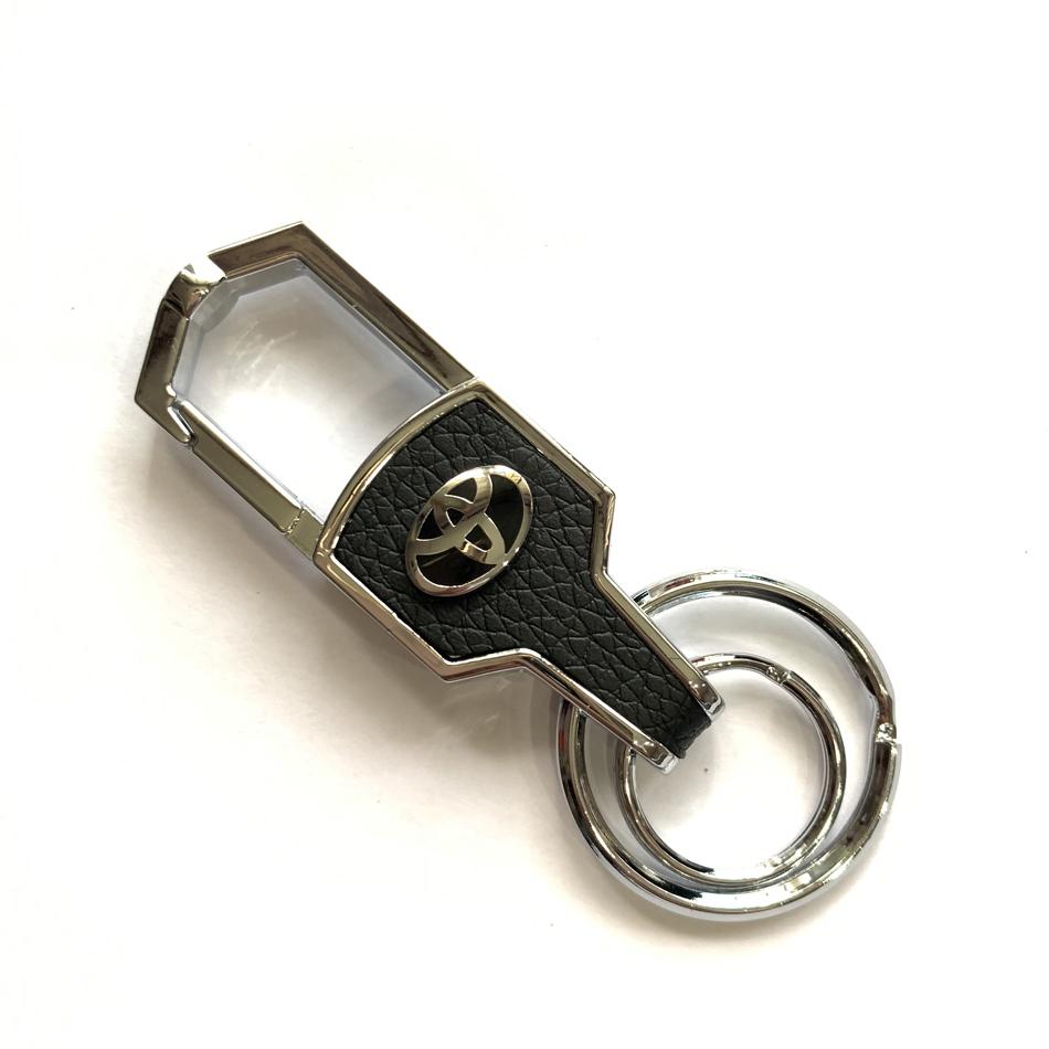 Móc khóa oto cao cấp in logo (Toyota)