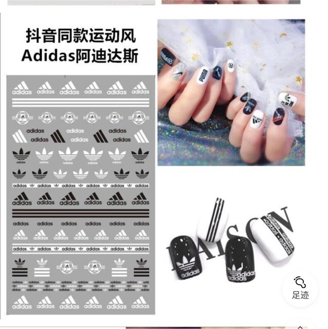 Set 5 miếng Sticker các thương hiệu nổi tiếng