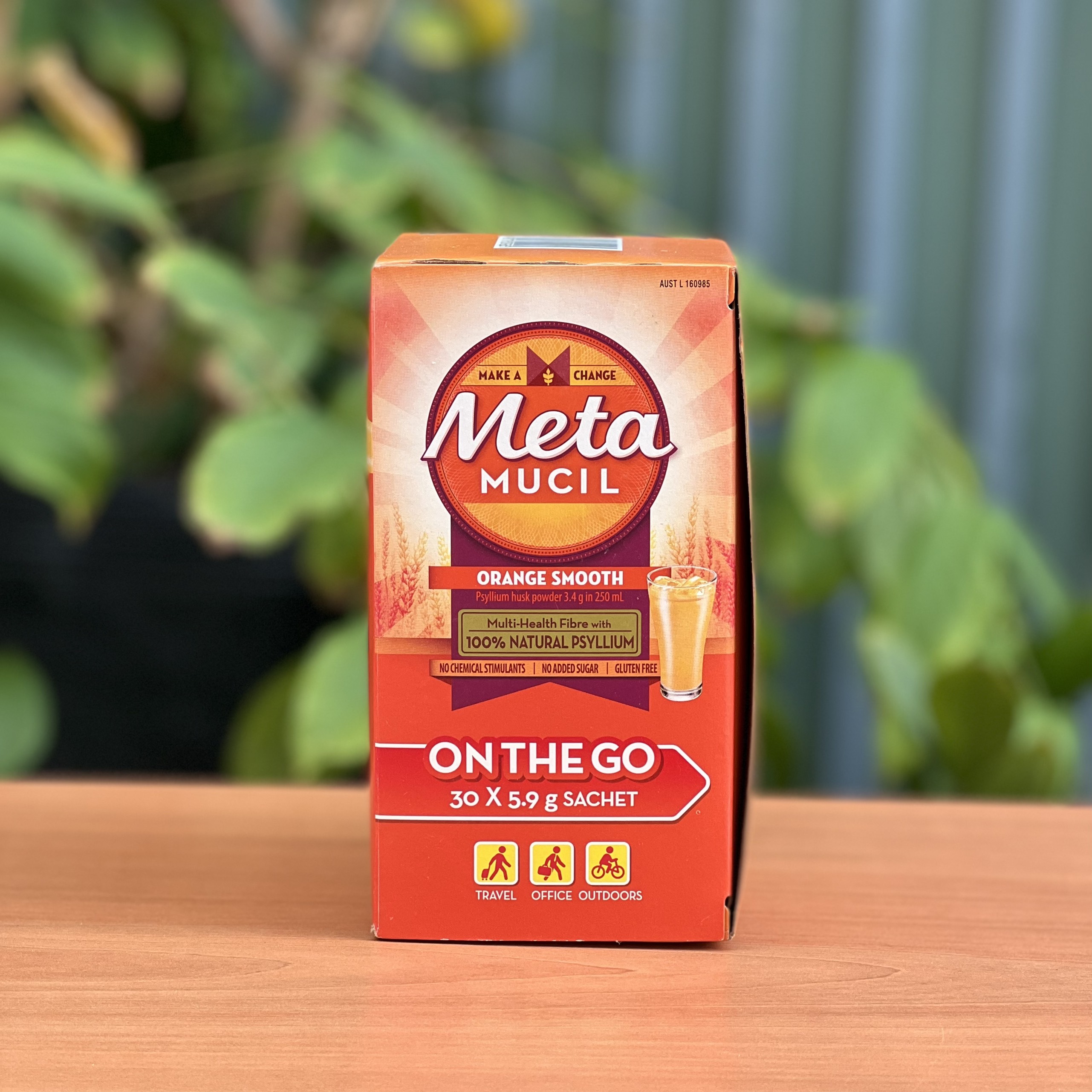 Bột chất xơ Metamucil Smooth Orange 30 Dose on the go hộp 30 gói