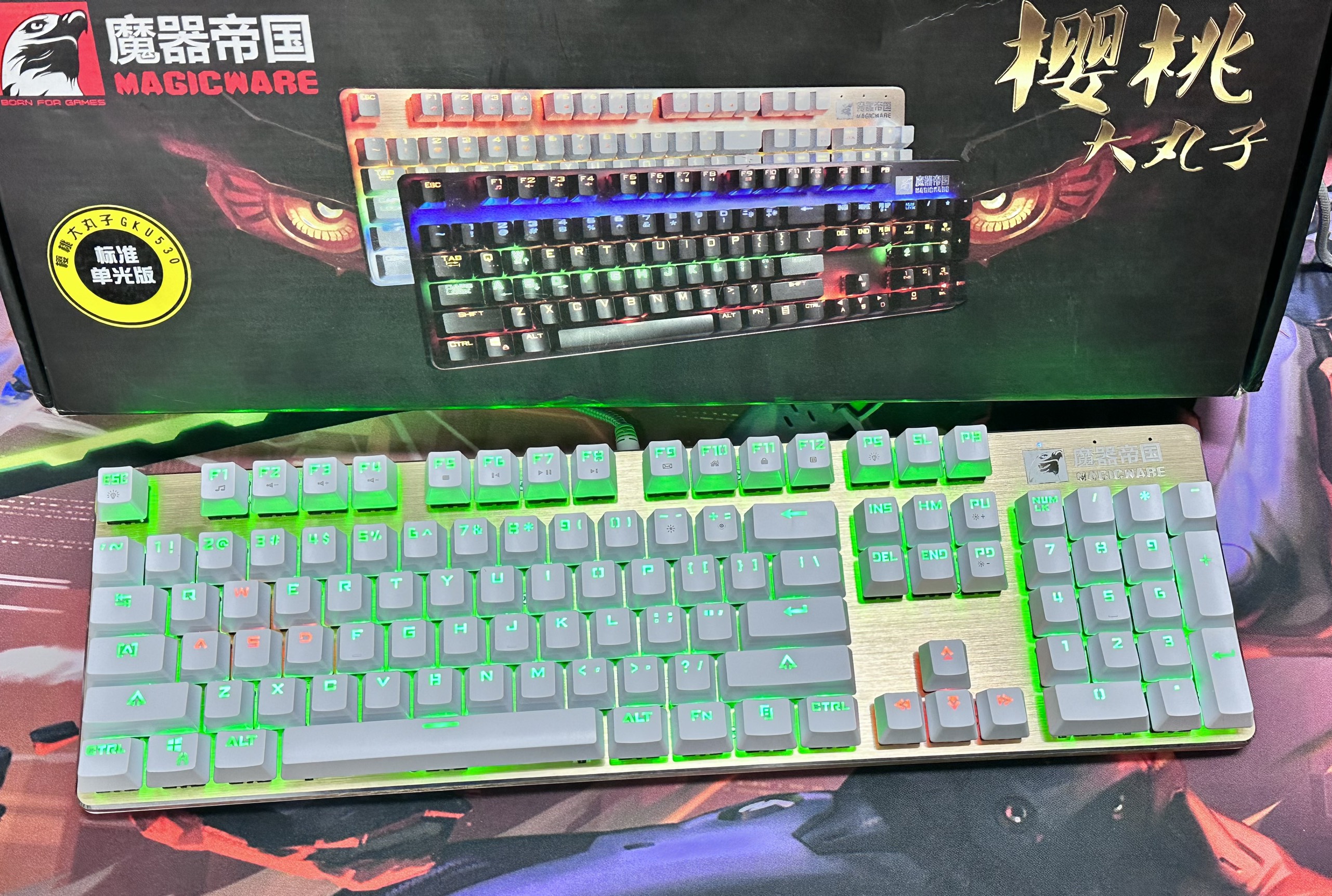 Bàn phím cơ magicware gku530 chuyên net cực bền cho game thủ cực chất
