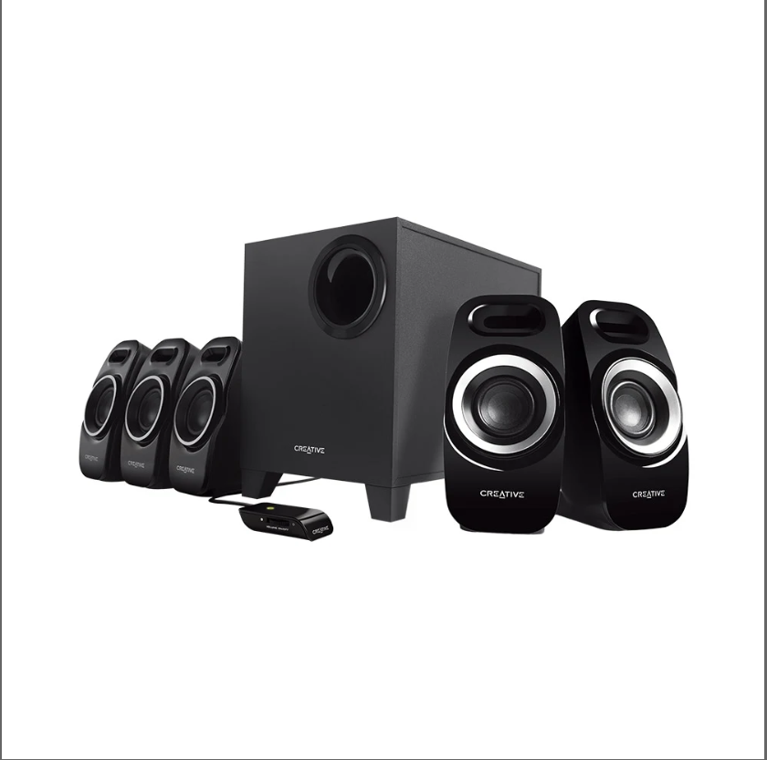 Loa Nghe Nhạc Cực Đỉnh, Loa Creative Inspire T6300 5.1 (Đen)