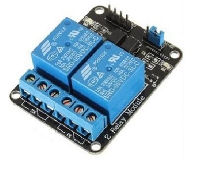 Module relay 2 kênh 5v 220v 10a