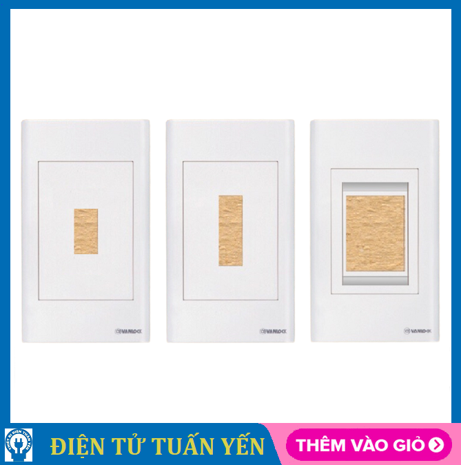 Mặt cb sino vanlock s18 gồm 3 loại cb cóc, cb 1 pha, cb 2 pha chất liệu nhựa tốt - hàng chính hãng