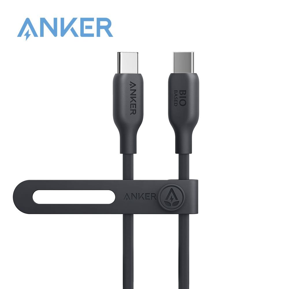 Anker 543 PD 140W USB C to USB C Cable USB 2.0 BioBased Charging Cable for iPhone 15 pro max MacBook Pro 2020 iPad Pro 2020 iPad Air 4 Samsung Galaxy S23/S23 Ultra/S22 Ultra