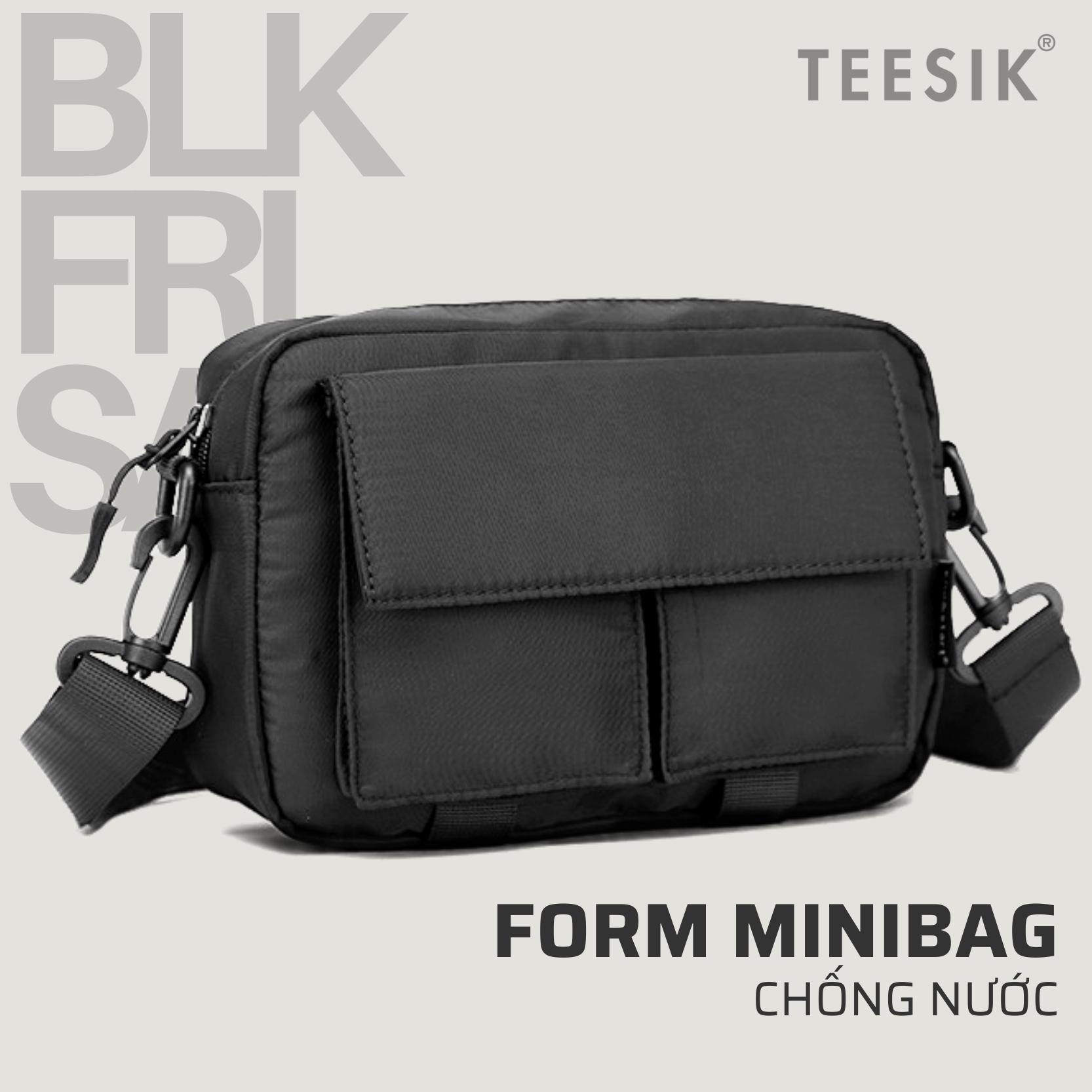 Túi đeo chéo nam cao cấp TEE SIK túi đeo vai unisex cá tính thời trang nhiều ngăn chống nước đựng điện thoại TS34