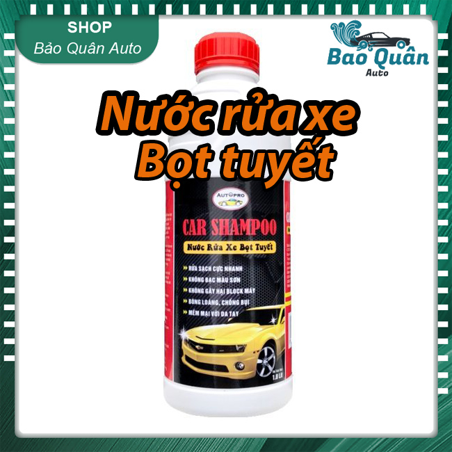 Nước rửa ô tô xe máy bọt tuyết 1 Lít