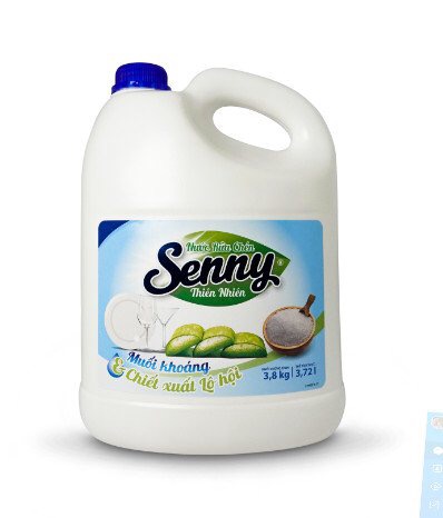 Nước rửa bát, làm sạch bát đĩa, nước rửa chén senny 3.8kg