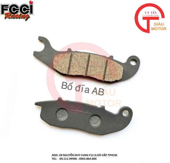 BỐ THẮNG ĐĨA FCCI HONDA  AIR BLADE , CLICK ĐỜI ĐẦU