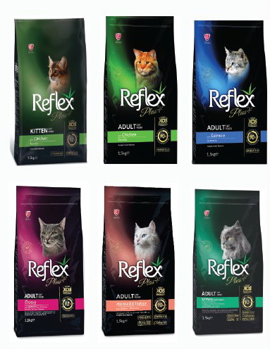 Thức ăn hạt khô Reflex Plus cho mèo các loại 1,5kg