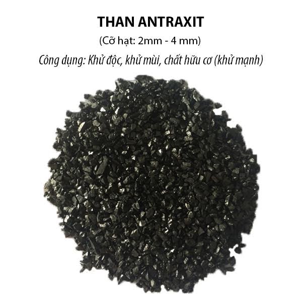Combo 5kg than hoạt tính Antraxit hàng Việt nam, vật liệu lọc nước