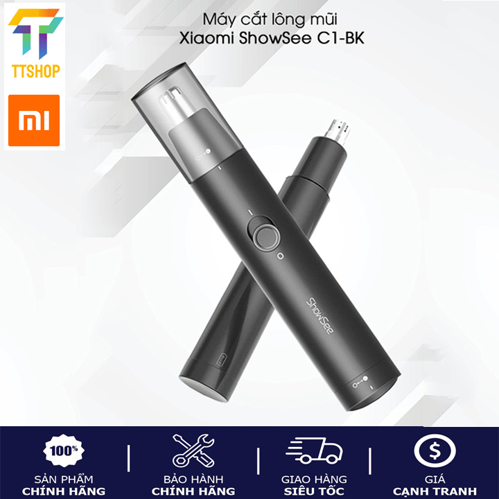 Máy cắt lông mũi xiaomi showsee c1-bk - tiện lợi - nhỏ gọn - hàng chính hãng