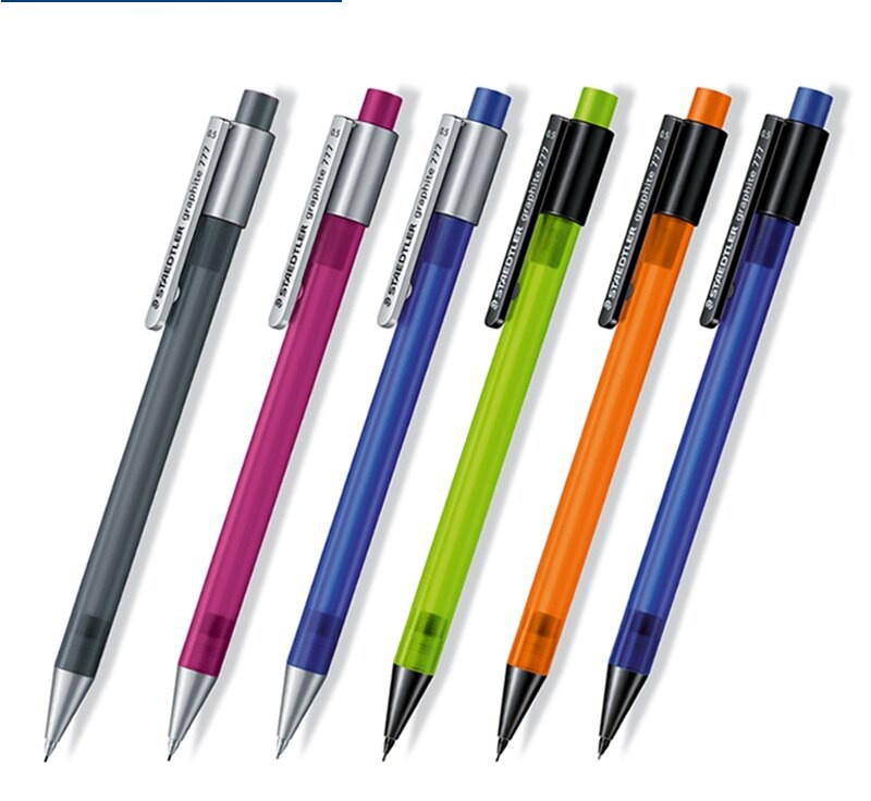 Bút chì kim STAEDTLER 777 cỡ nét 0,5mm (5 màu thân) hàng chính hãng