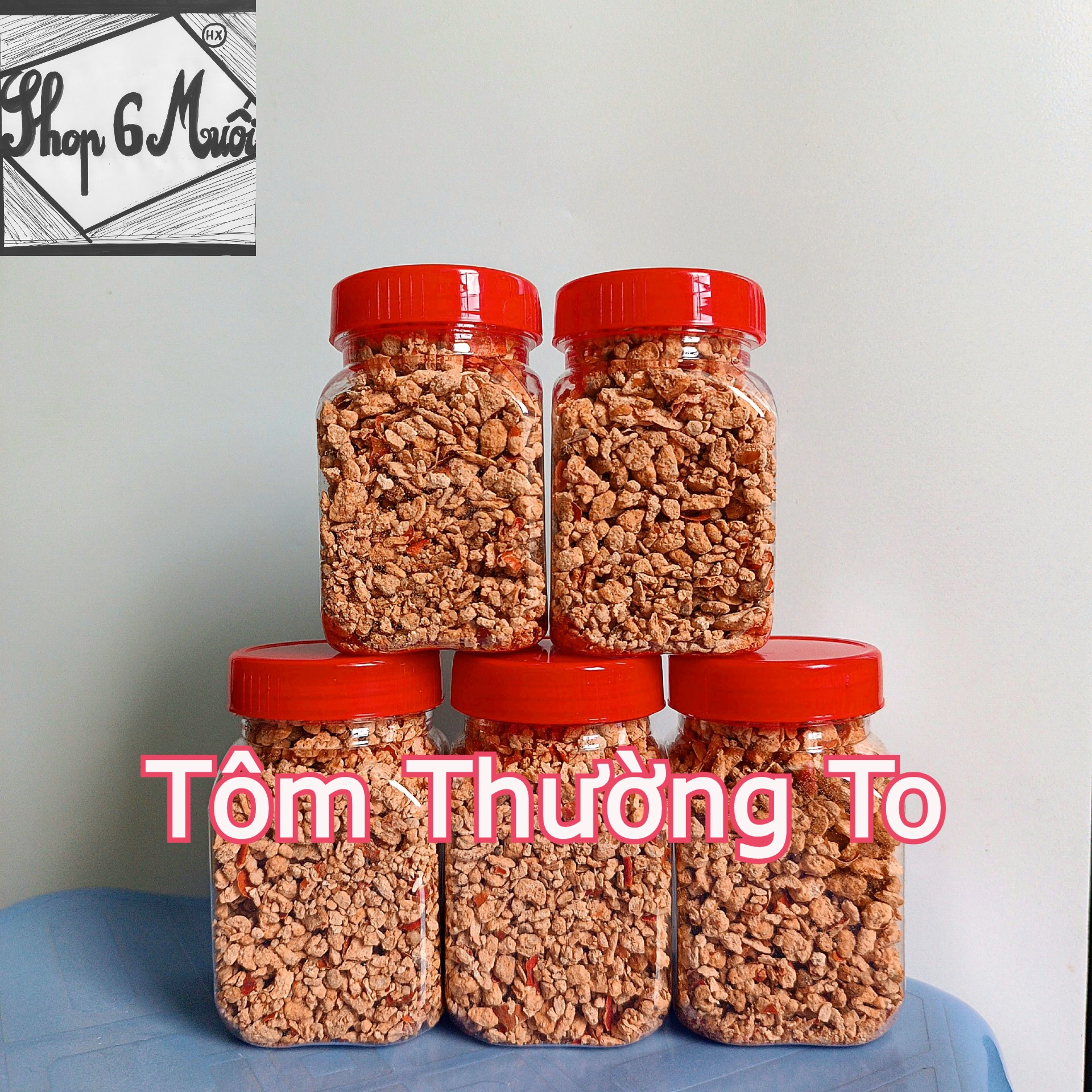Muối tôm Tây Ninh Ngọc Châu loại thường hột to