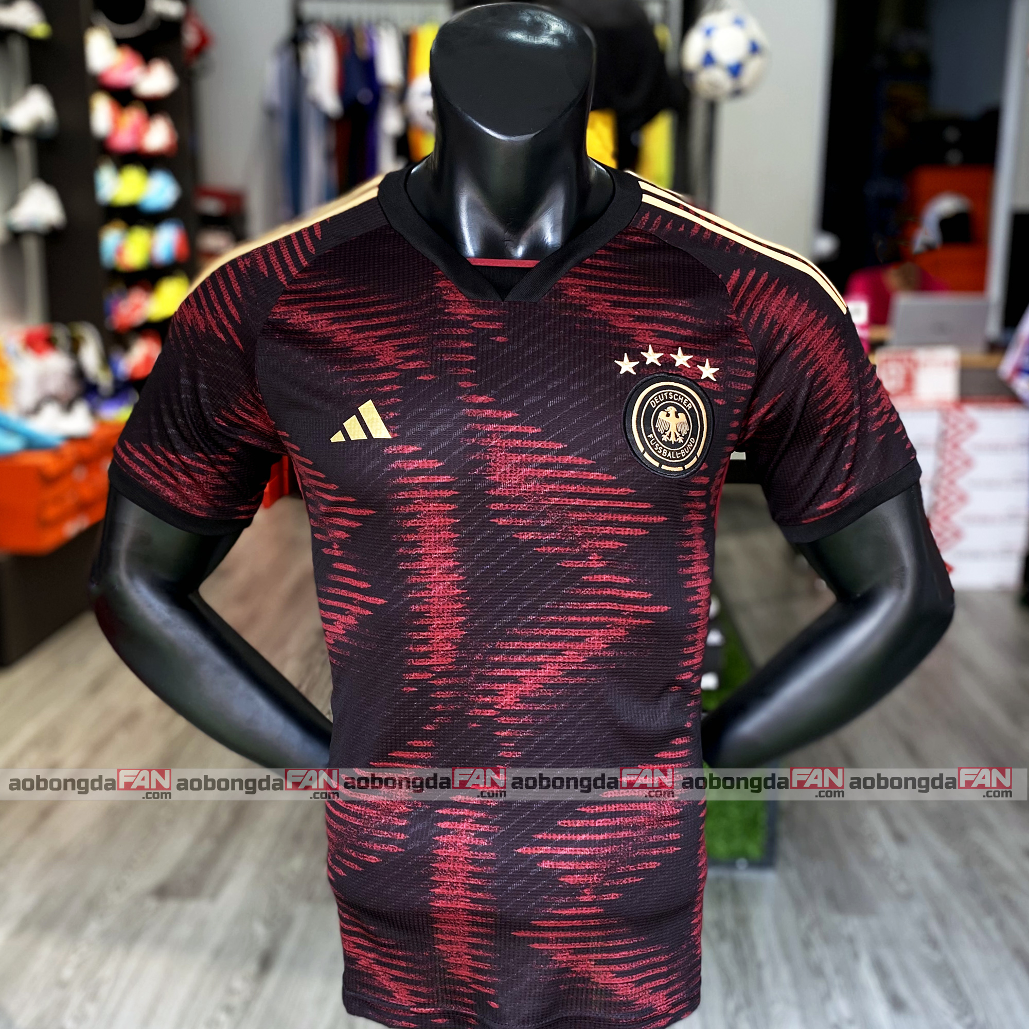 Bộ Bóng Đá Đội Tuyển Đức Đen 2024 Set Đá Banh Thái Lan