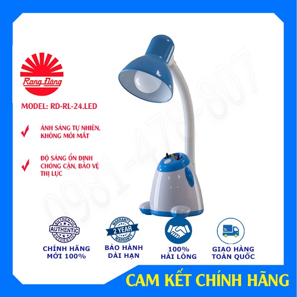Đèn học chống cận, bảo vệ thị lực led rạng đông rd-rl-24 led