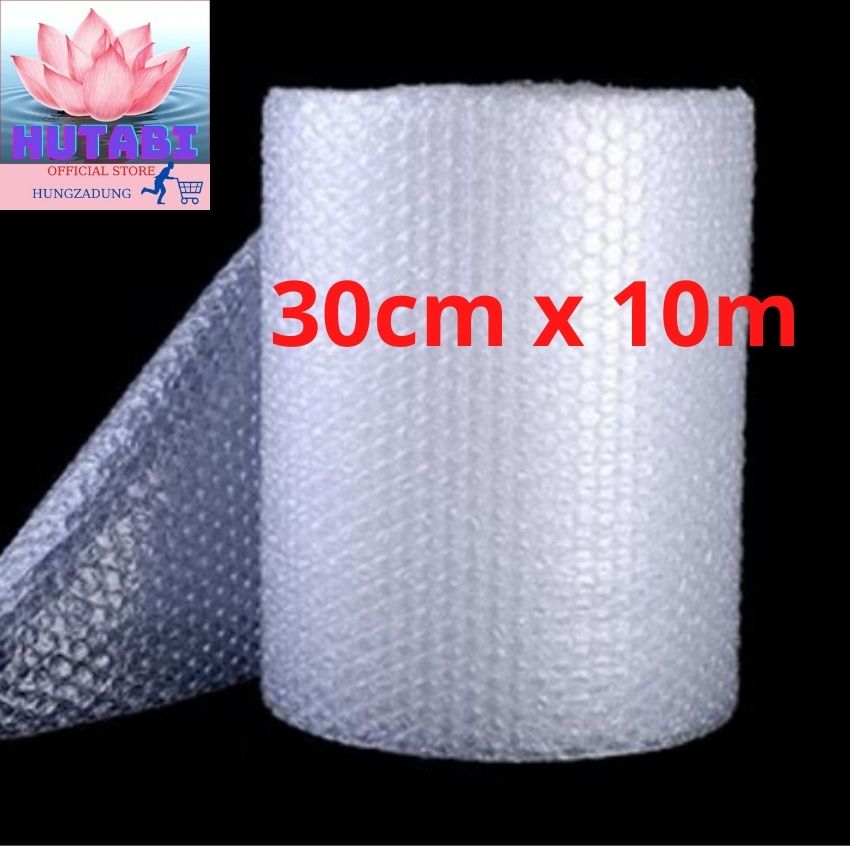 30cm x 10m  Xốp Hơi Chống Sốc, Xốp Chống Sốc, Bọc Hàng Chống Sốc, Xốp Nổ, Màng Xốp Khí, Xốp Nổ Gói Hàng Loại Dày, Kích Thước Đa Dạng HUNGZADUNG