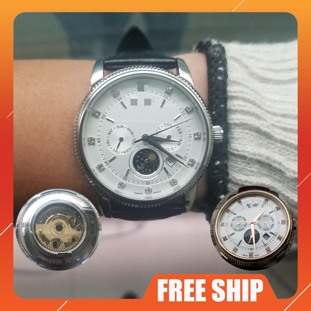 [ HÀNG ODER GIÁ SỈ ] Đồng hồ cơ nam máy tự động RL Cellini hàng F1 / Vỏ thép không gỉ / size 41mm / Dày 11mm / Dây da cao cấp / Mặt kính chống xước / Chống nước