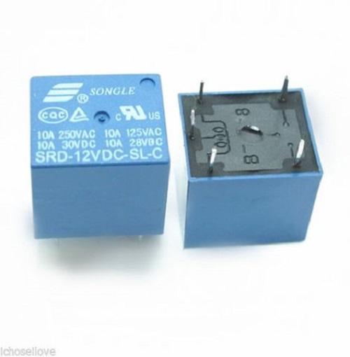 [COMBO] 4 Relay 12V 10A 5 chân SONGLE SRD-12VDC-SL-C