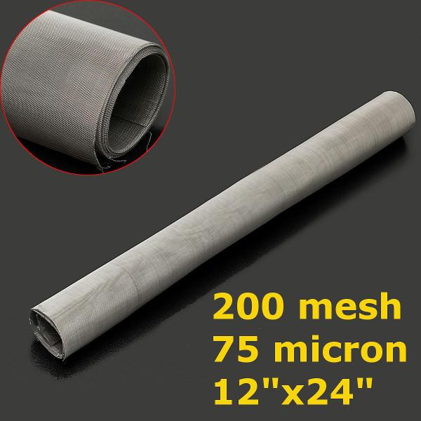 Lưới lọc hồ cá Koi inox 304 mesh 200 KHỔ 50x100cm
