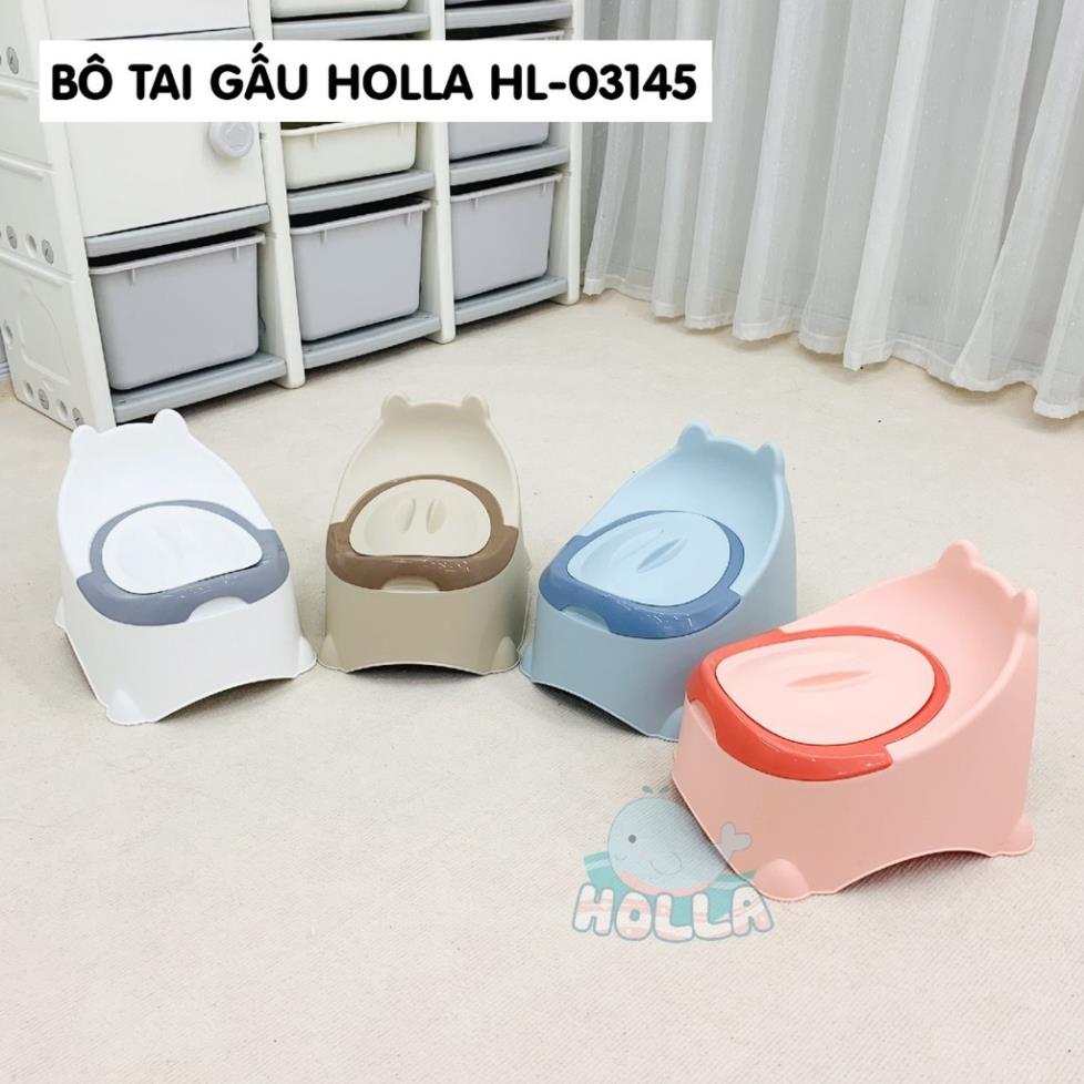 Bô cho bé đi vệ sinh Kiu Kiu Holla có tựa lưng - ghế bô cho bé , bô ngồi trẻ em