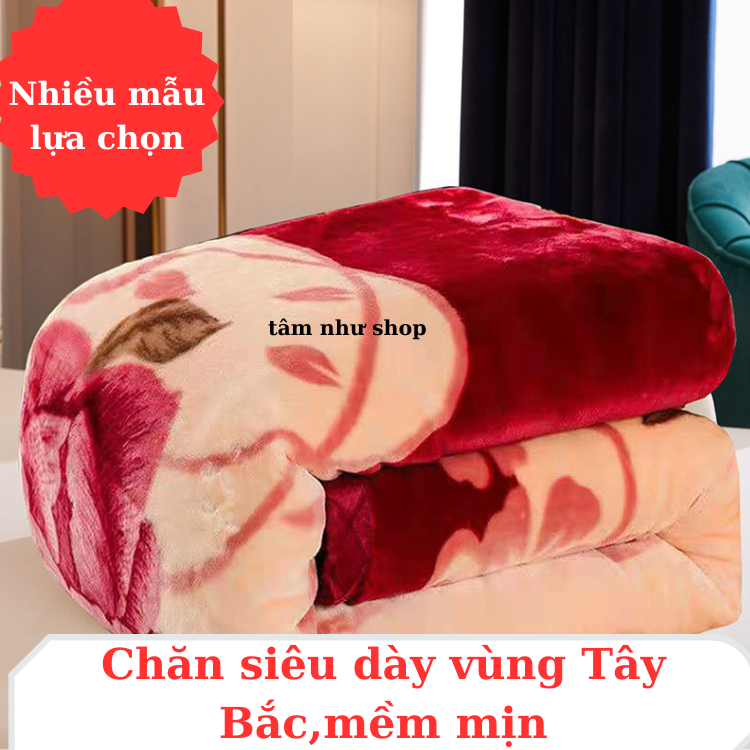 Chăn mền tuyết nhung lông 3kg chuẩn 2 lớp mềm mịn, chăn mền lông tuyết giặc không rụng lông nhập tại xưởng CAO CẤP